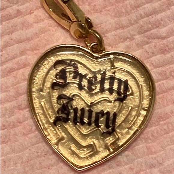 New JUICY COUTURE Labyrinth Maze Charm HEART PRETTY JUICY - Picture 4 of 4